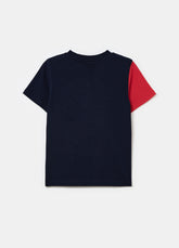 Ovs Colourblock T-Shirt With Bugs Bunny And Daffy Duck